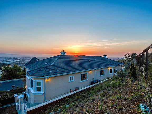 Sunset from backyard