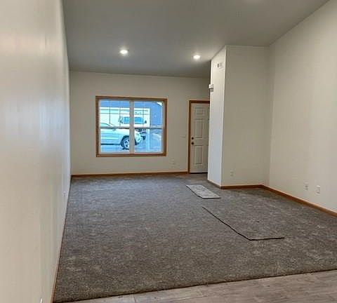 Living groom view from kitchen (before carpet)