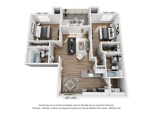 Floor plan B2A