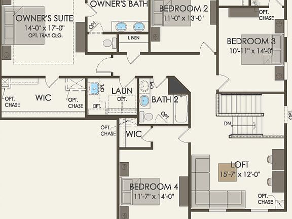 Second Floor 4 br 2.5 ba