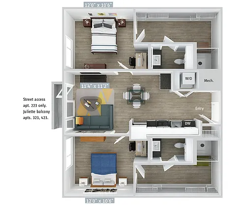Floor plan B3-924-Urban