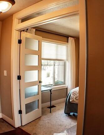 French Doors into Office/Bedroom