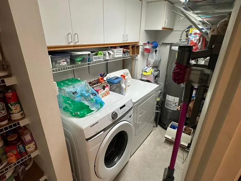 laundry room in condo
