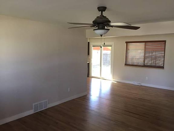 Living room and dining room