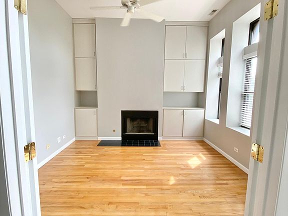 View into living room from 1st bedroom.