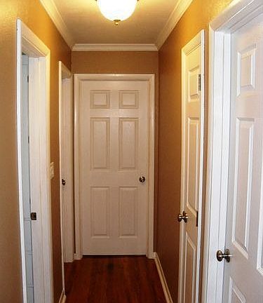Newer doors in hallway