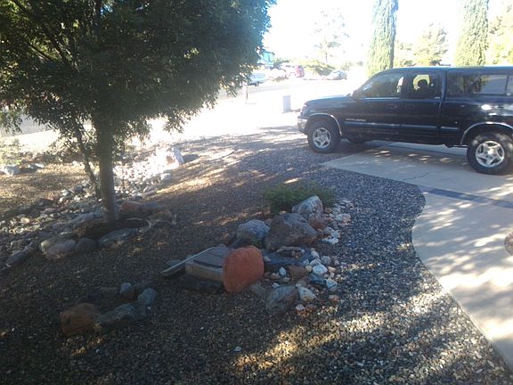 drive & street, front patio 