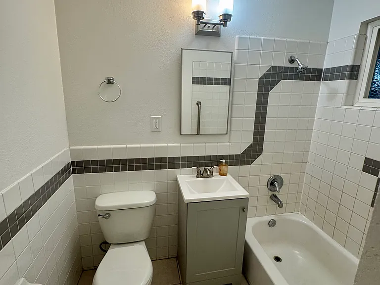 Hallway bathroom