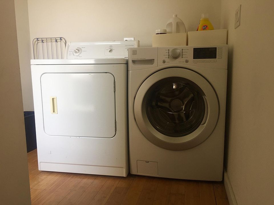 Washer & Dryer inside the unit