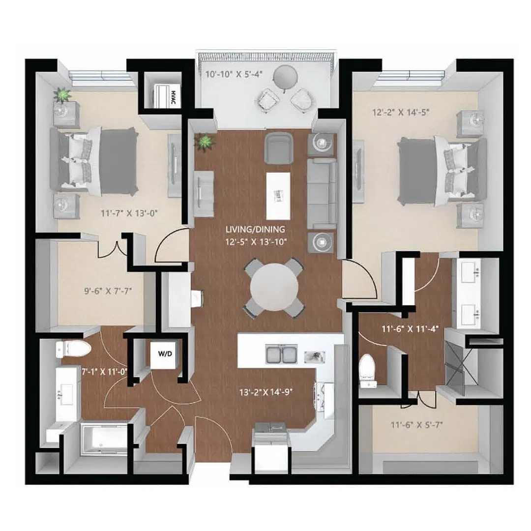 Floor plan Reads Landing