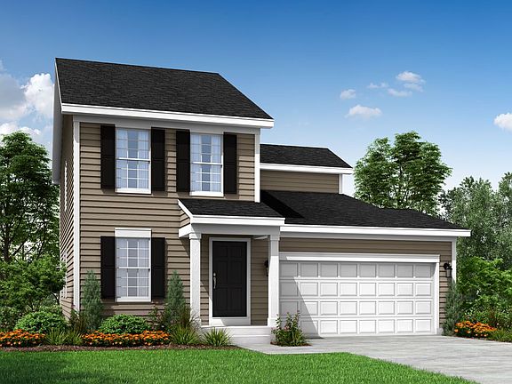 Fenway floorplan with coastal elevation available at Sussex Preserve by William Ryan Homes Milwaukee