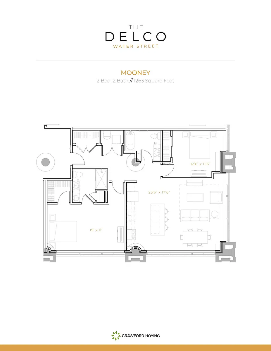 Floor plan Mooney