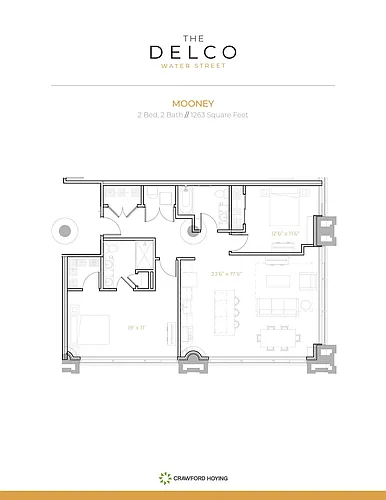 Floor plan Mooney