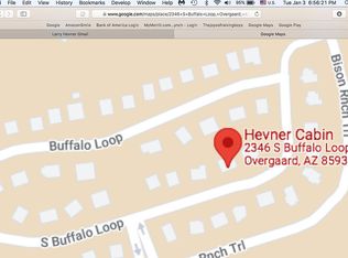 2346 Buffalo Loop, Overgaard, AZ 85933