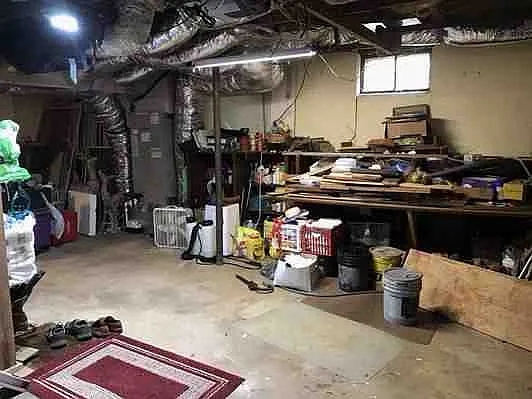 Basement workshop