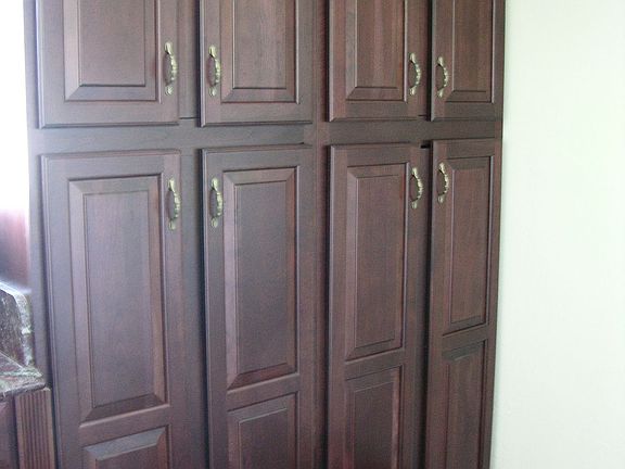 pantry opposite frig/freezer +walkin pantry behind frig