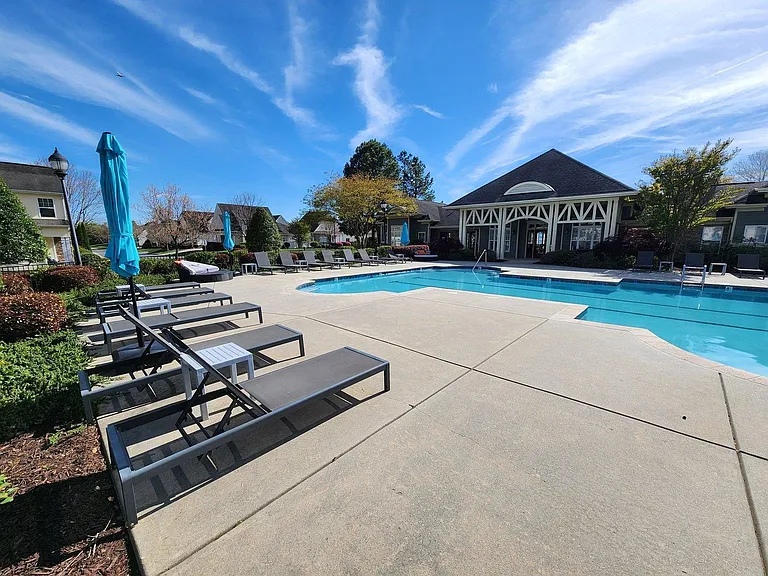 Community pool view #2