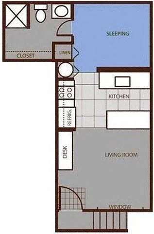 Floor plan Studio
