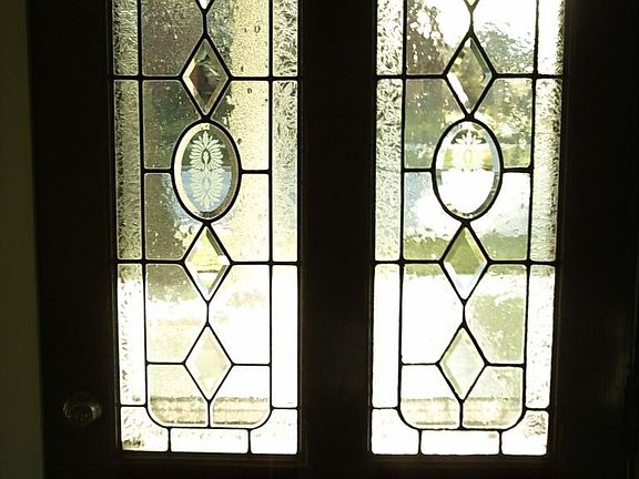 I love the antique front door