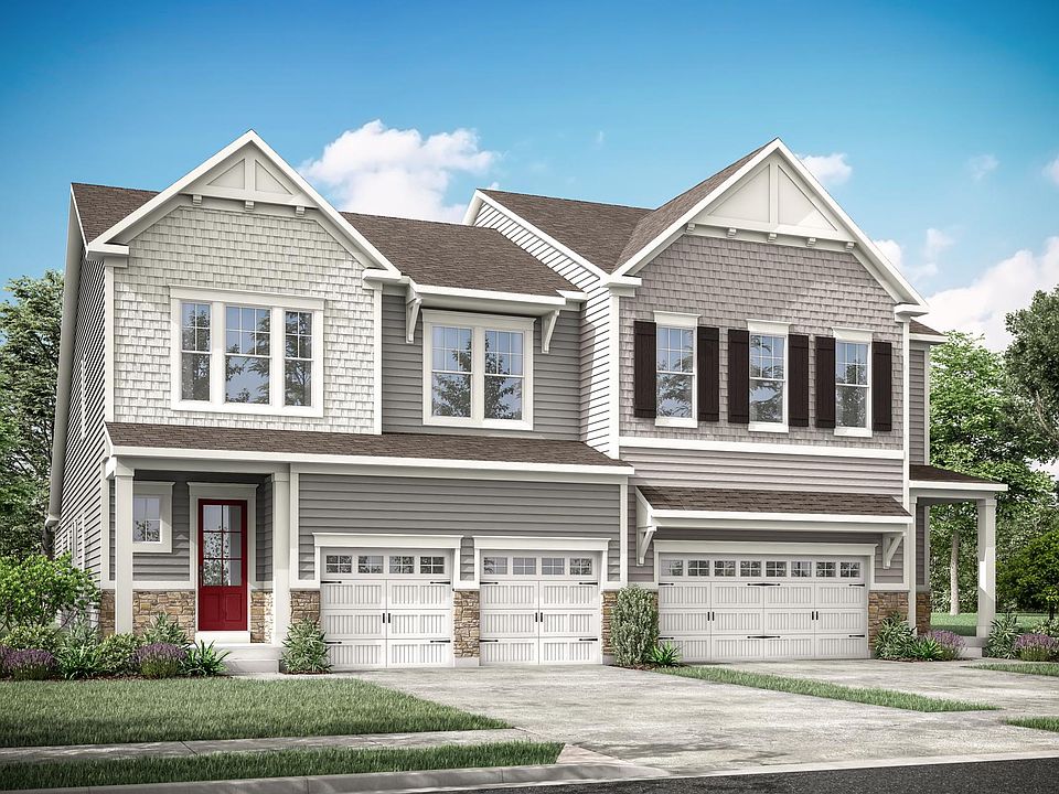 stone, siding and shake house
