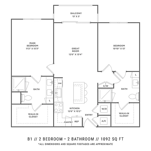 Floor plan B1