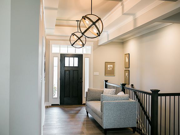 The Paige Garden Home design features an attractive front entryway