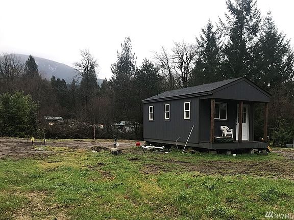 14X28' cabin can be finished as a great tiny house. 