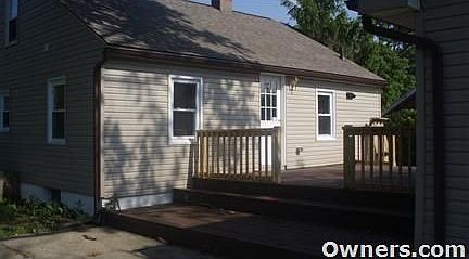 Rear deck, and back side of house.