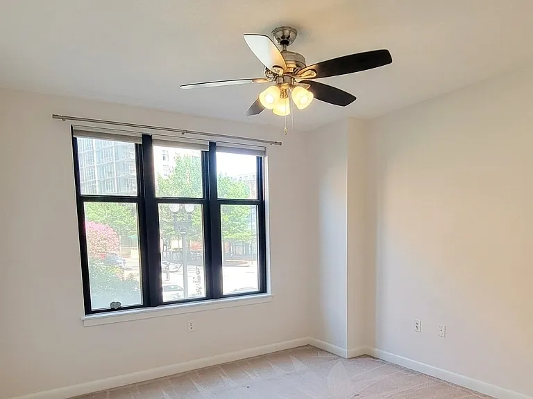 Bedroom with remote control light/fan