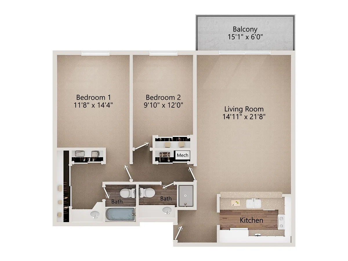 Floor plan Catalina 2