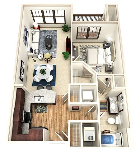 Floor plan A1-A - Benton