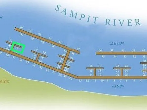 Slip 73 Friendfield Marina #32' boat slip 270 Crescent Drive, Georgetown, SC 29440