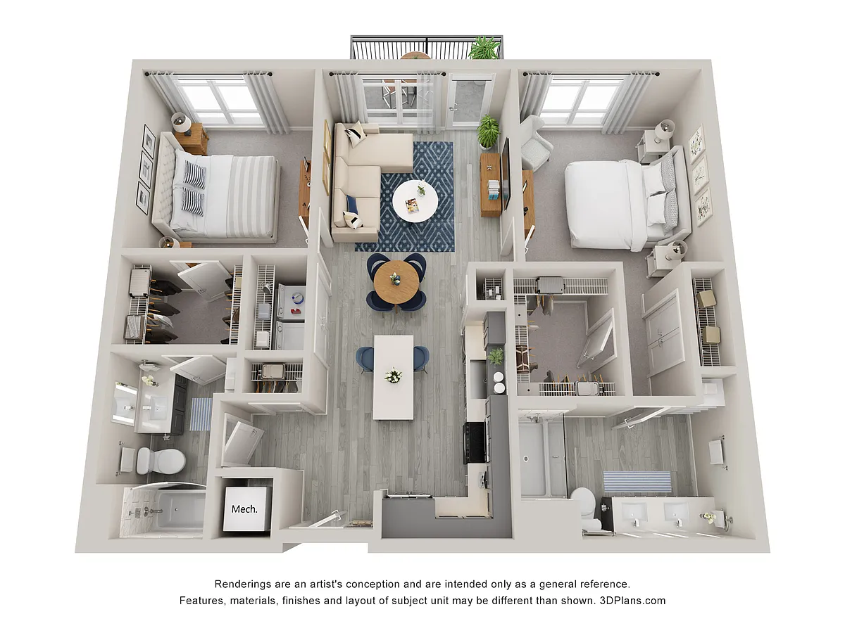 Floor plan B7
