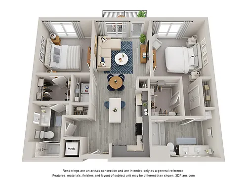 Floor plan B7