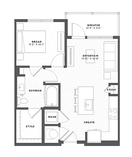 Floor plan A1