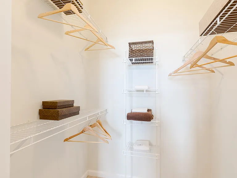 Oversized Primary Bedroom Closets