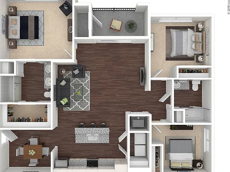 3 Bed 2 Bath C1 3 Bed 2 Bath C1