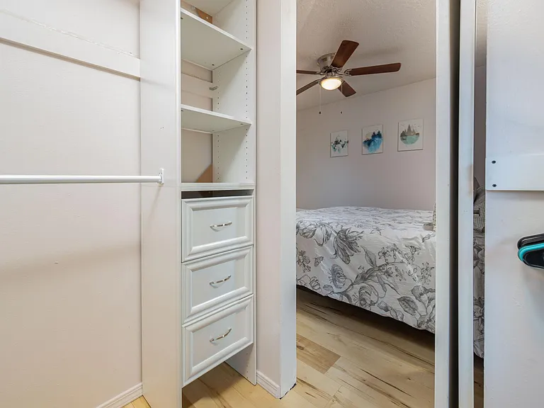 Master walk in closet