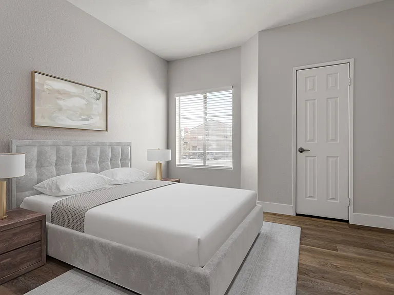 Bedroom in 2 Bedroom/ 2 Bathroom Floorplan