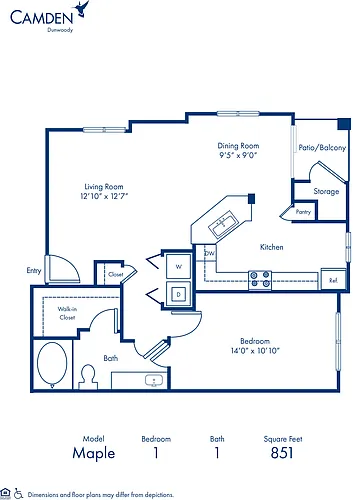 Floor plan Maple