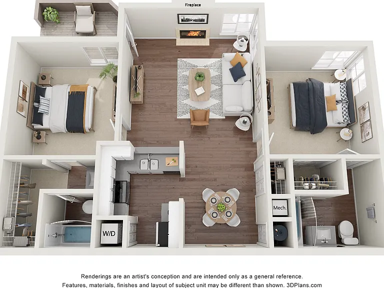Mill Springs Park Apartment Homes — Photo 17