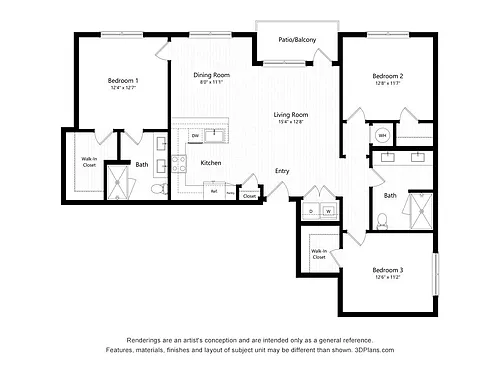 Floor plan 3A