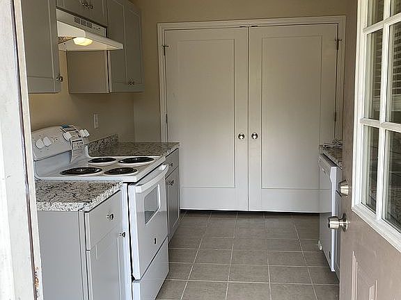 View from kitchen door 