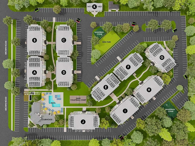 Hawks Landing Property Site Map