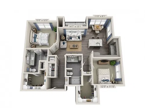 Floor plan B2B
