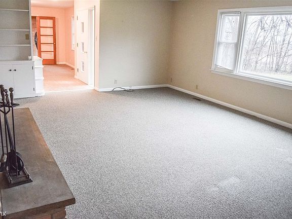 Spacious living room with lots of natural light!