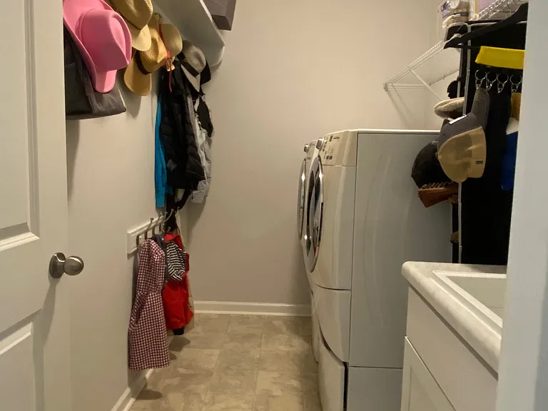 Laundry on first floor