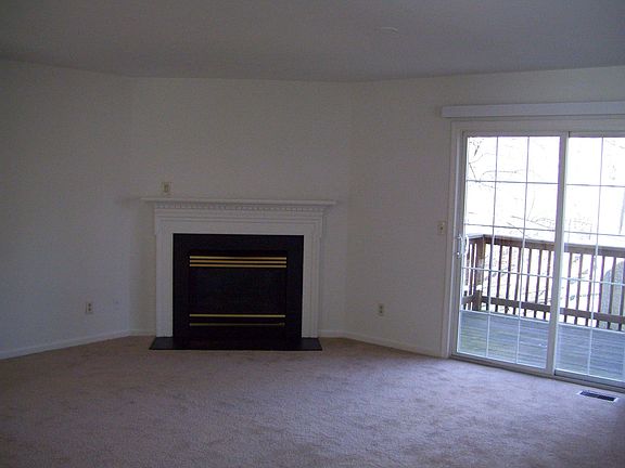 Family room with gas fireplace