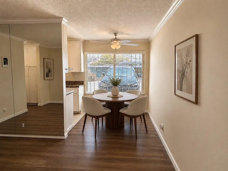Dining Area - Artificially Staged