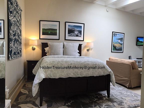 Queen bed with pillow top mattress